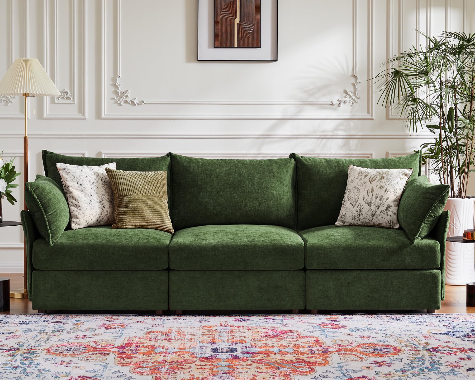 ABCASA 102.6 Modular Sectional Sofa