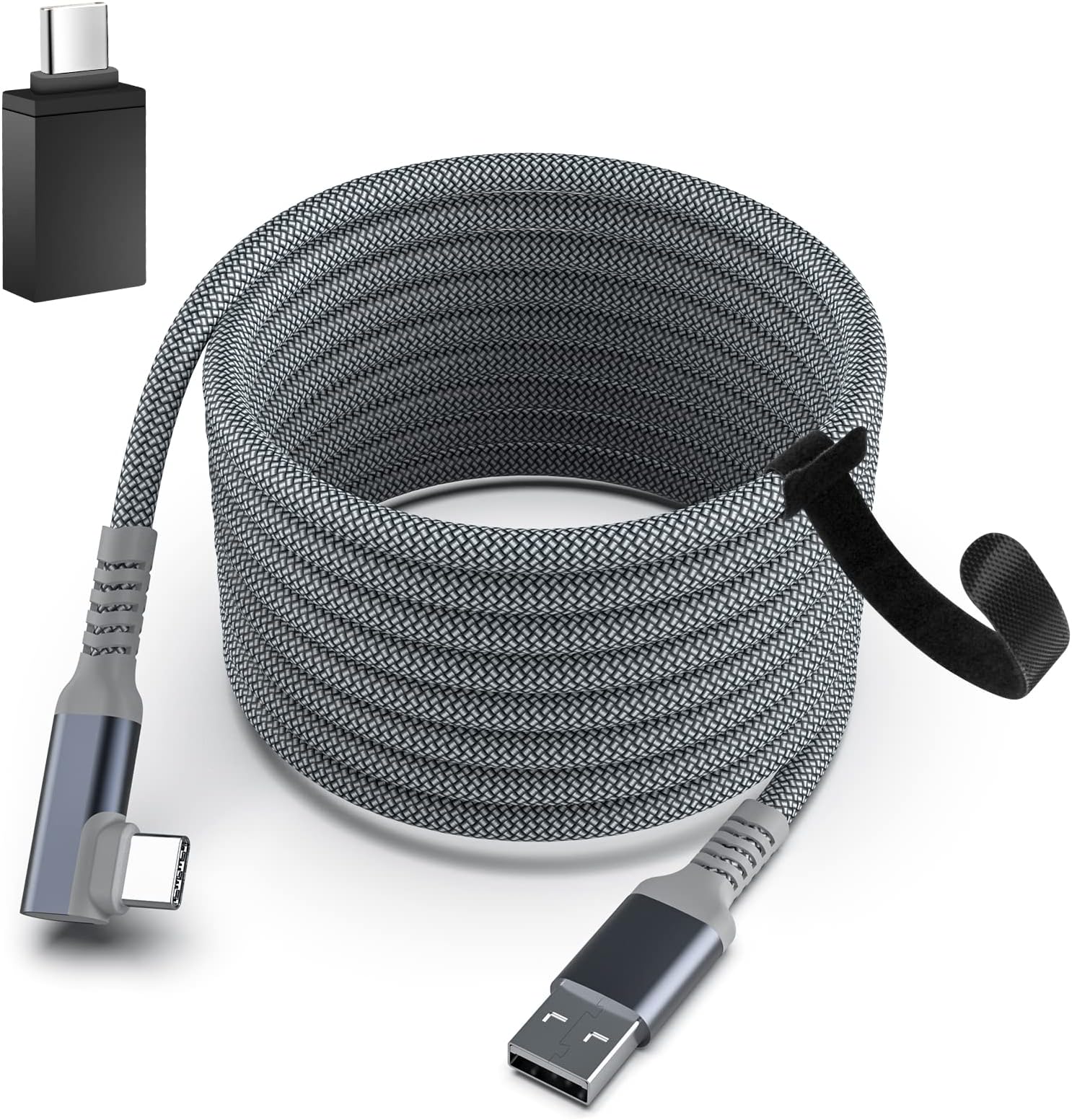 Cable for Oculus Quest 2 Link 16ft Link Cable for Oculus Accessories USB 3.2 Gen 1 Type A to USB C Charging Cable for VR Headset Gaming PC Fast Data Transfer Fast Charging