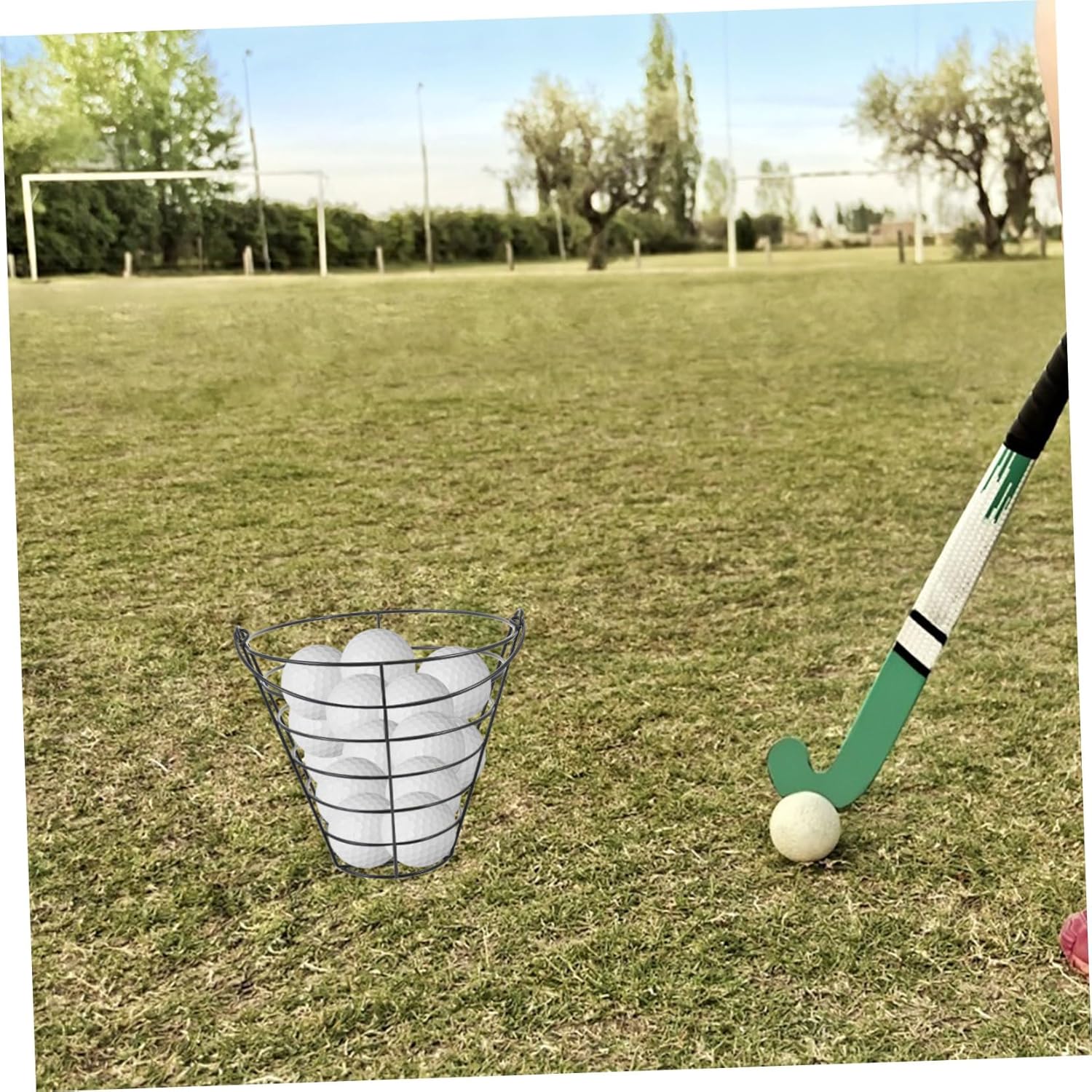 2Pcs Portable Golf Ball Storage Basket Durable Golf Ball Collector Lightweight Design for Outdoor Indoor Use