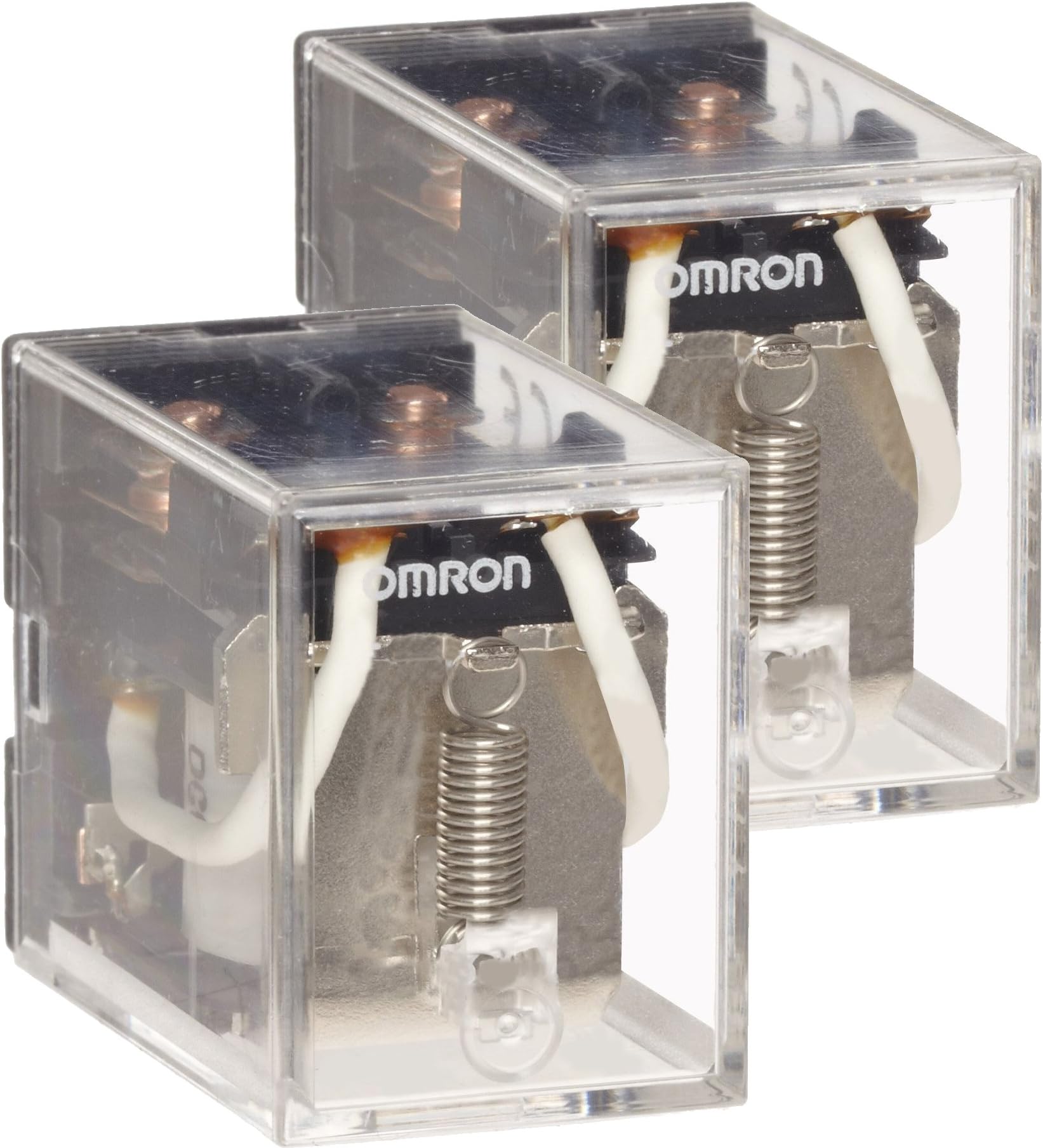 LY2-AC110/120 (Pack of 2) General Purpose Relay,Double Pole Double Throw Contacts, 9.9 to 10.8 mA at 50 Hz and 8.4 to 9.2 mA at 60 Hz Rated Load Current,