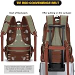 Sac à dos en toile Tzowla pour ordinateur portable, homme, sac pour femme, sac de voyage scolaire, convient aux ordinateurs portables de 15,6 po, sac à dos avec port de chargement USB, vert