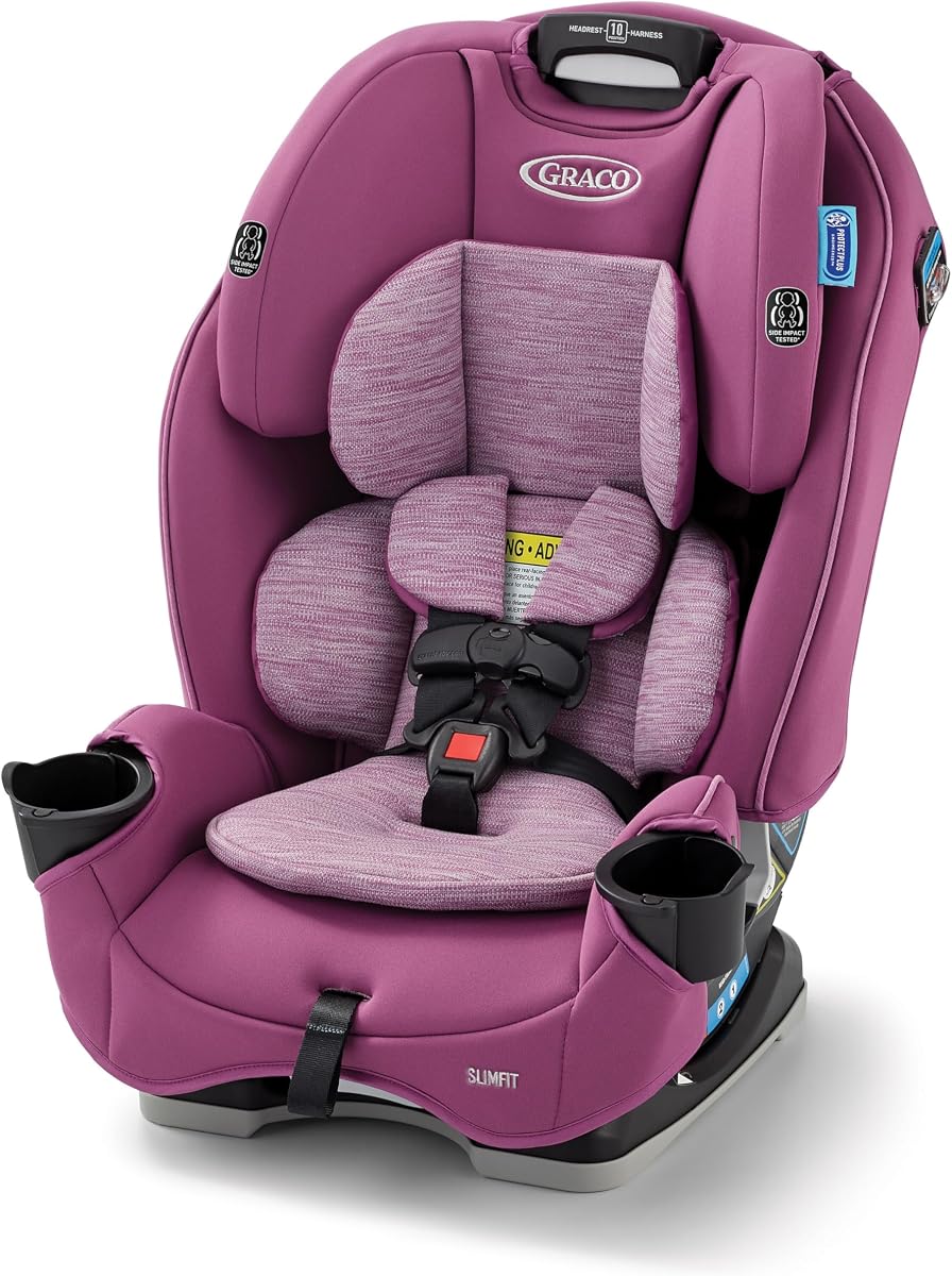 Asiento de automóvil convertible 3 en 1 Slimfit de Graco®, diseño que ahorra espacio, orientado hacia adelante y hacia atrás, opción de elevador con respaldo alto - Sydney