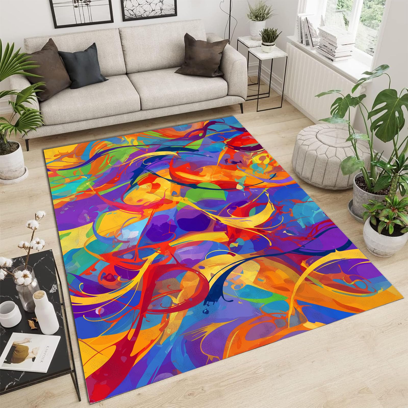 Moquette salon jaune moutarde pour une ambiance chaleureuse