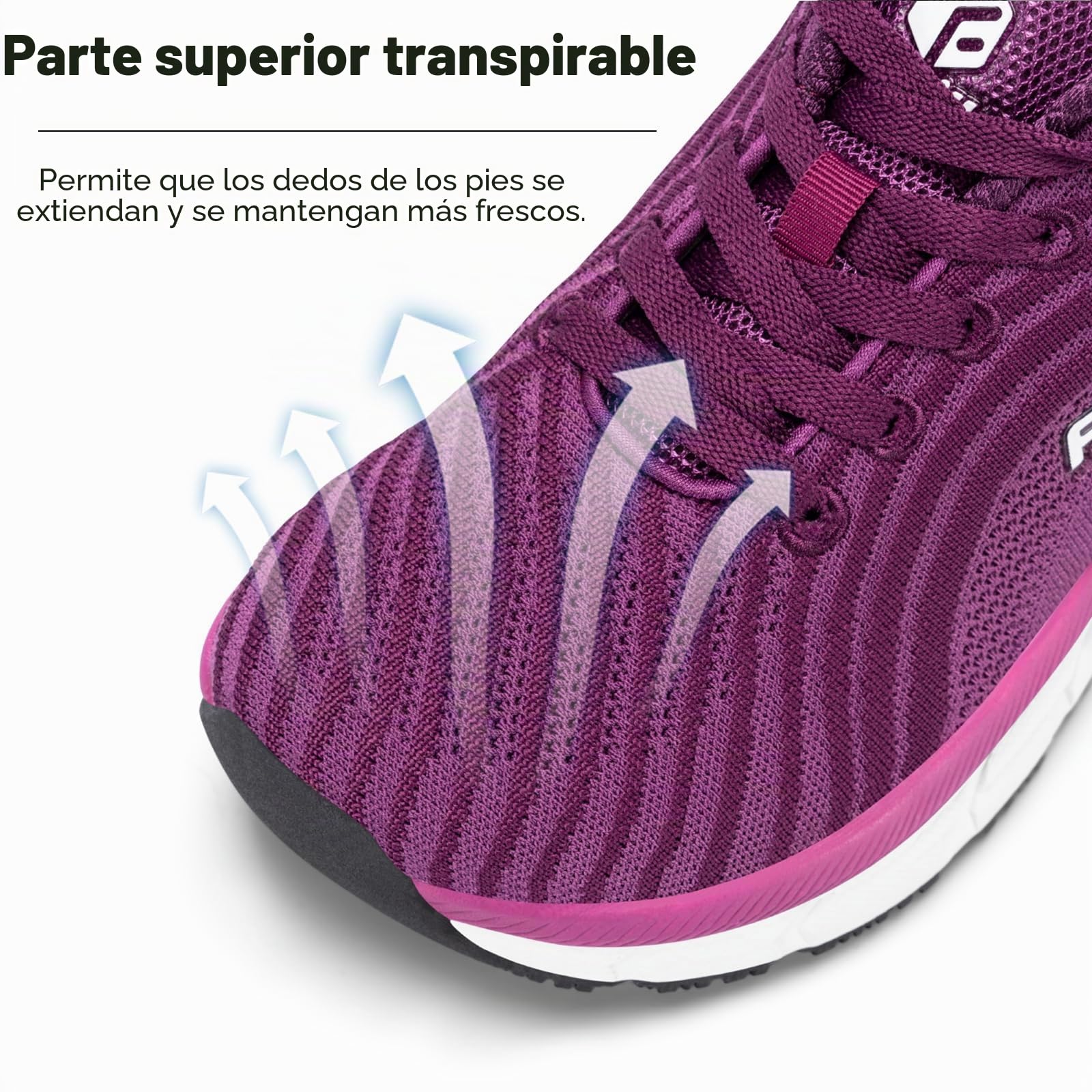 FitVille Zapatillas Running Mujer Anchas Ligeros Zapatos Gimnasia Deportivos Transpirables Caminar