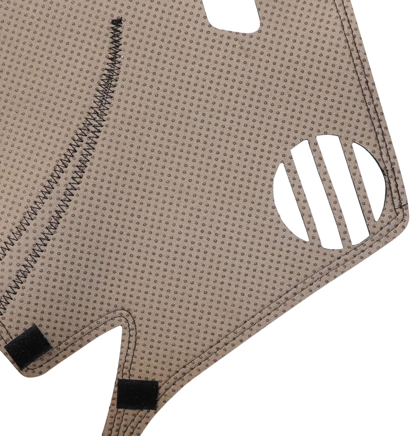 Leather Dashboard Dash Cover Pretector Mat Red Line Compatible with Hyundai Sonata 2011-2014 Non-Slip