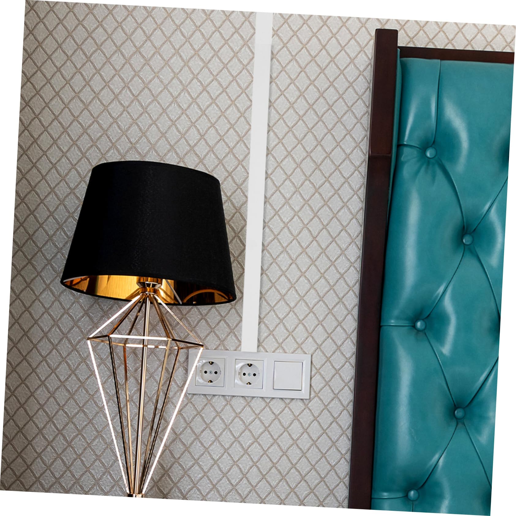 WOONEKY Canalina Per Pvc Flessibile Set Facile Installazione Per Tv e Elettrici Accessori Per e Casa Organizzazione e