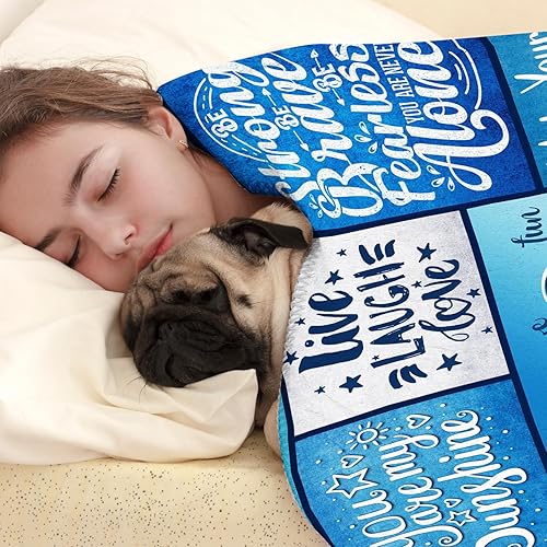 Miniatura 3 de CustomART Regalos para hija de mamá papá, manta para el día de la madre, regalo para hija, el mejor regalo de cumpleaños para hija, ideas de regalos