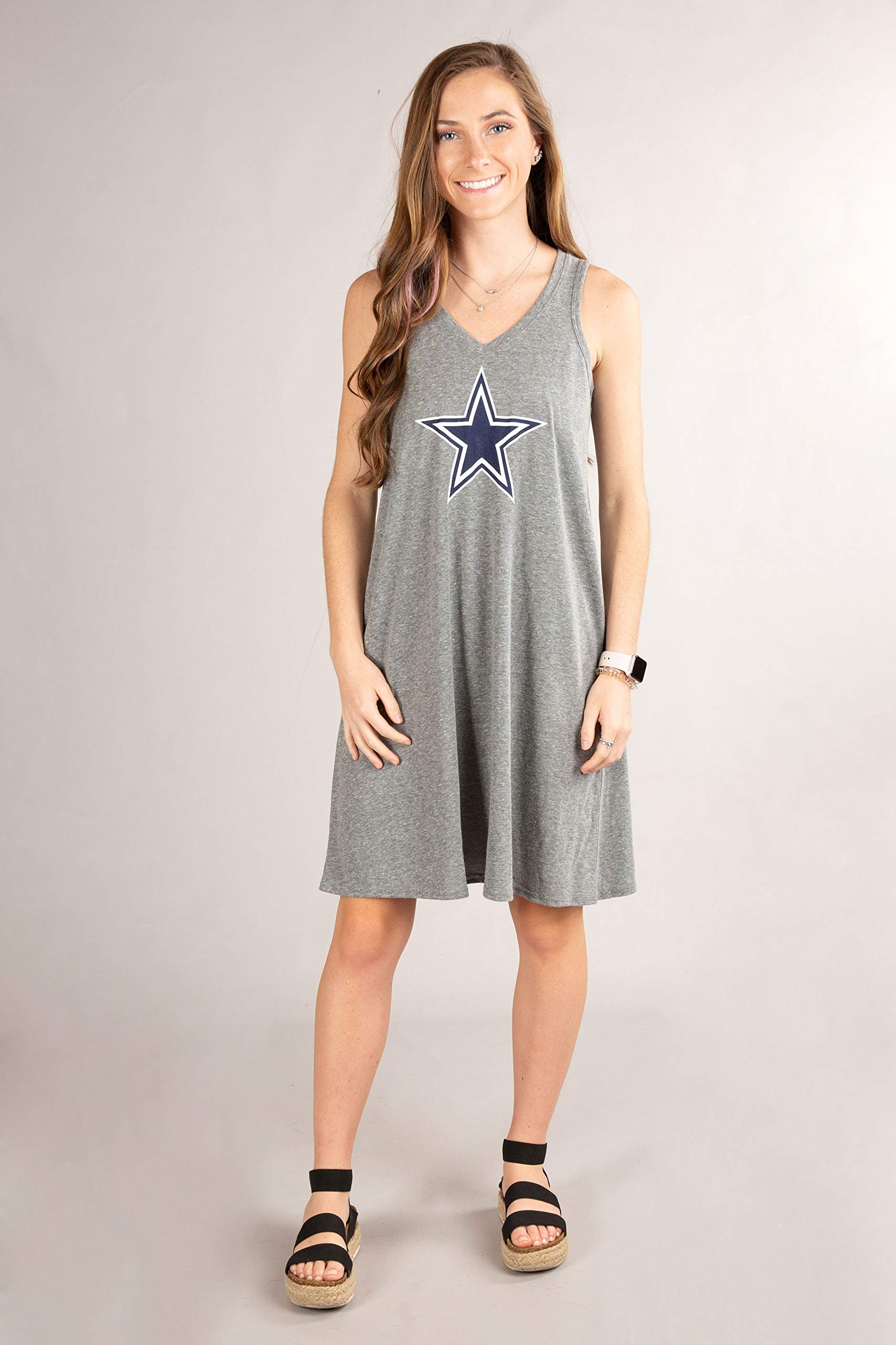Dallas Cowboys Women's Logo Swing Dress Small gray: Buy Online at Best  Price in UAE
