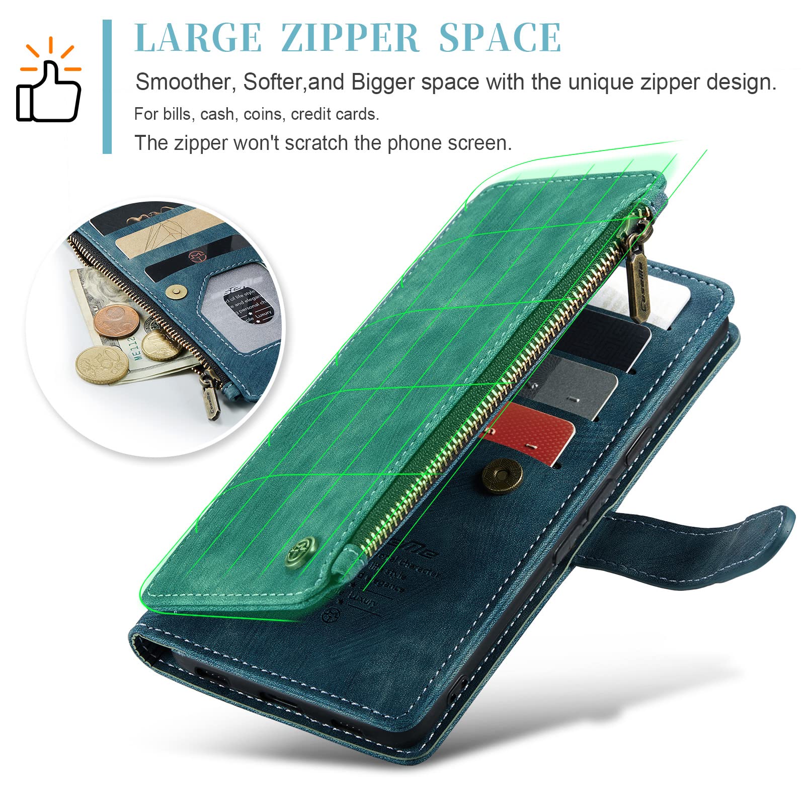 Custodia A Portafoglio Per Google Pixel 8 Pro, Con Funzione Di - Foto 8