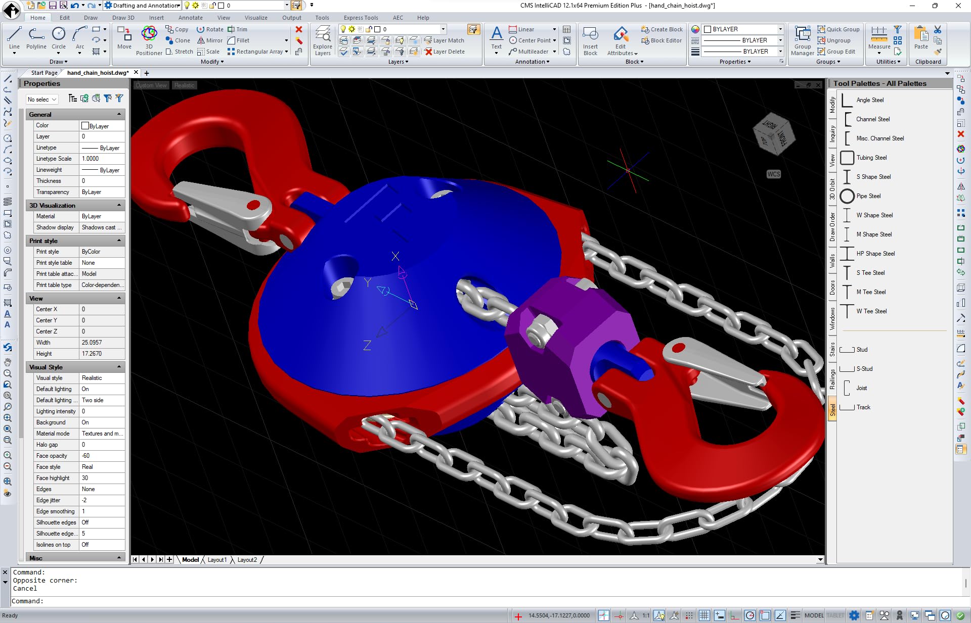 CMS IntelliCAD PE Plus | Professionelle CAD-Software für 2D und 3D-Modelle, kompatibel mit .dwg-Dateien | Perpetuelle Lizenz | DVD-Disk und Download-Link. Digitale Lizenz
