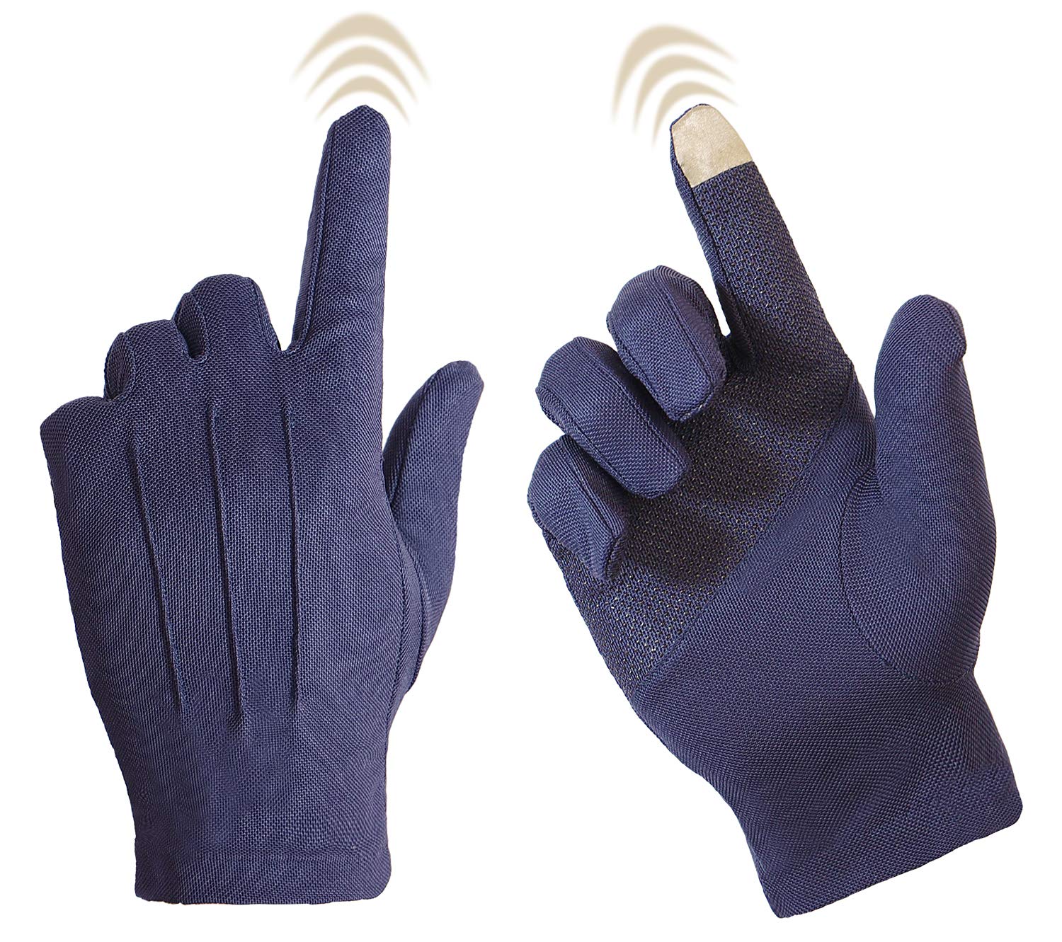 Bienvenu Driving Gloves for Men, Non Slip Touchscreen, Summer Sun Protection Gloves