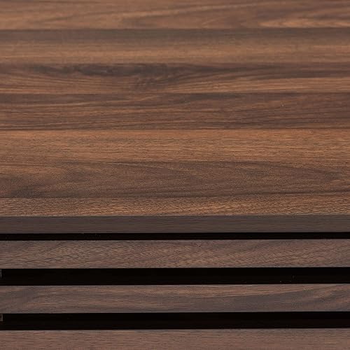 Miniatura 8 de Baxton Studio Eckhart - Caja de arena para gatos moderna y contemporánea con acabado marrón nogal