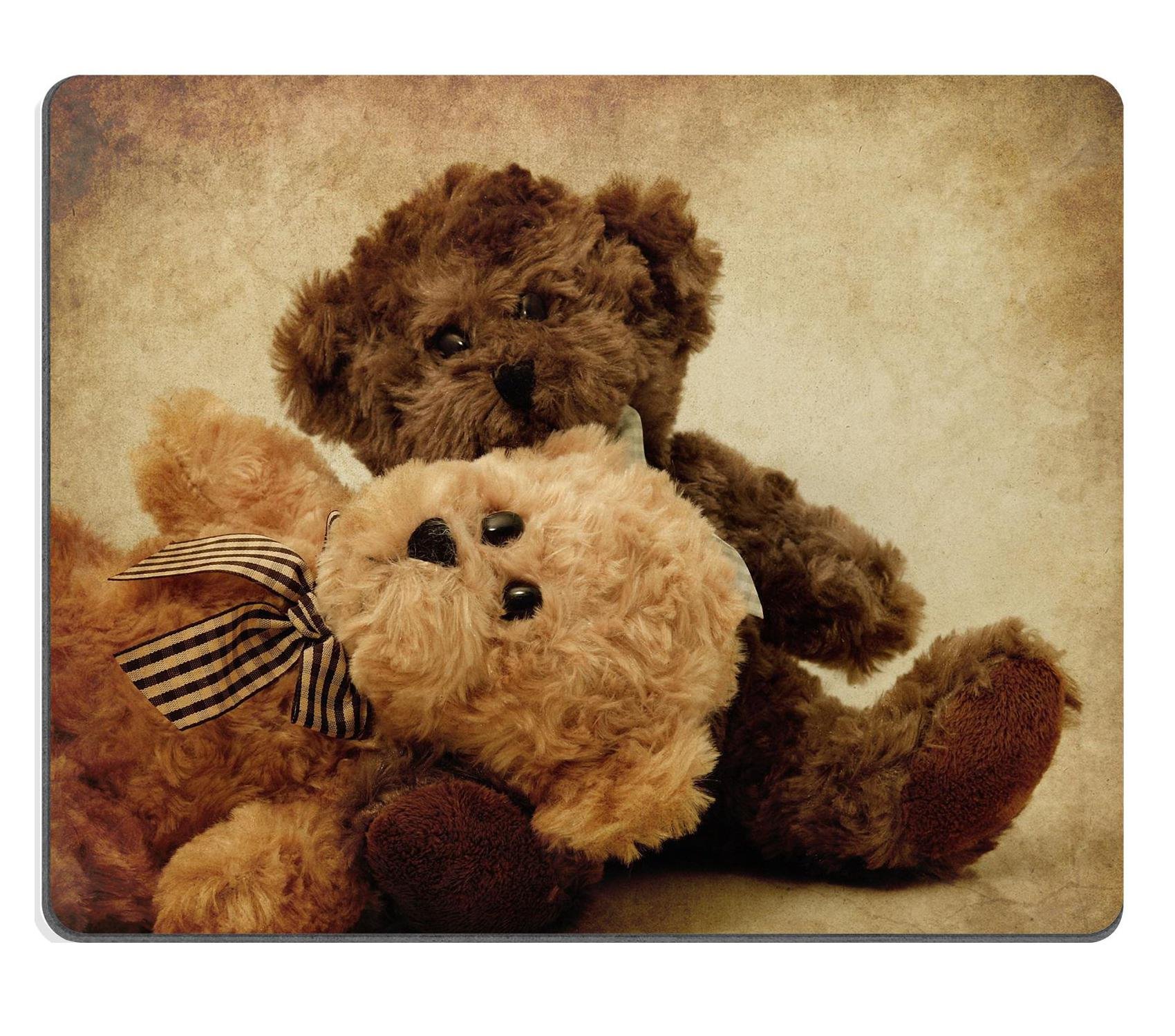 Liili Mouse Pad Natural Rubber Mousepad Teddy Bears Textured Image ID 9741753