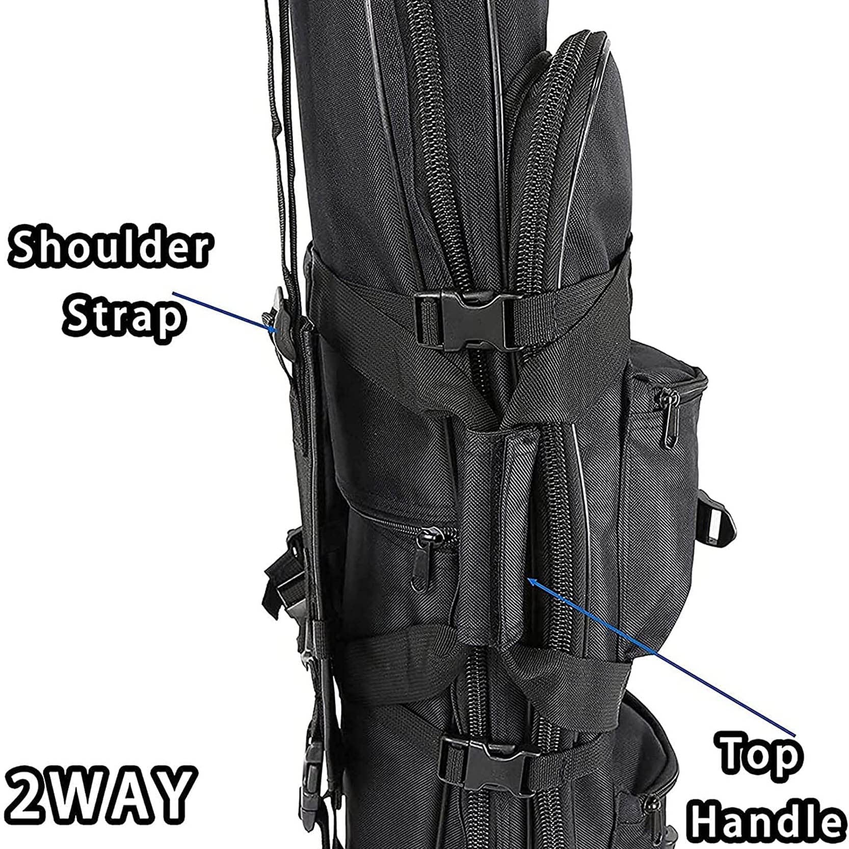 Rifle Airsoft Bolsa TáCtica Funda para Arma, Maletin Arma Larga, Impermeable Acolchado con Correa de Hombro Rifle Bolsa de Almacenamiento para caña de Pescar Escopeta Carry