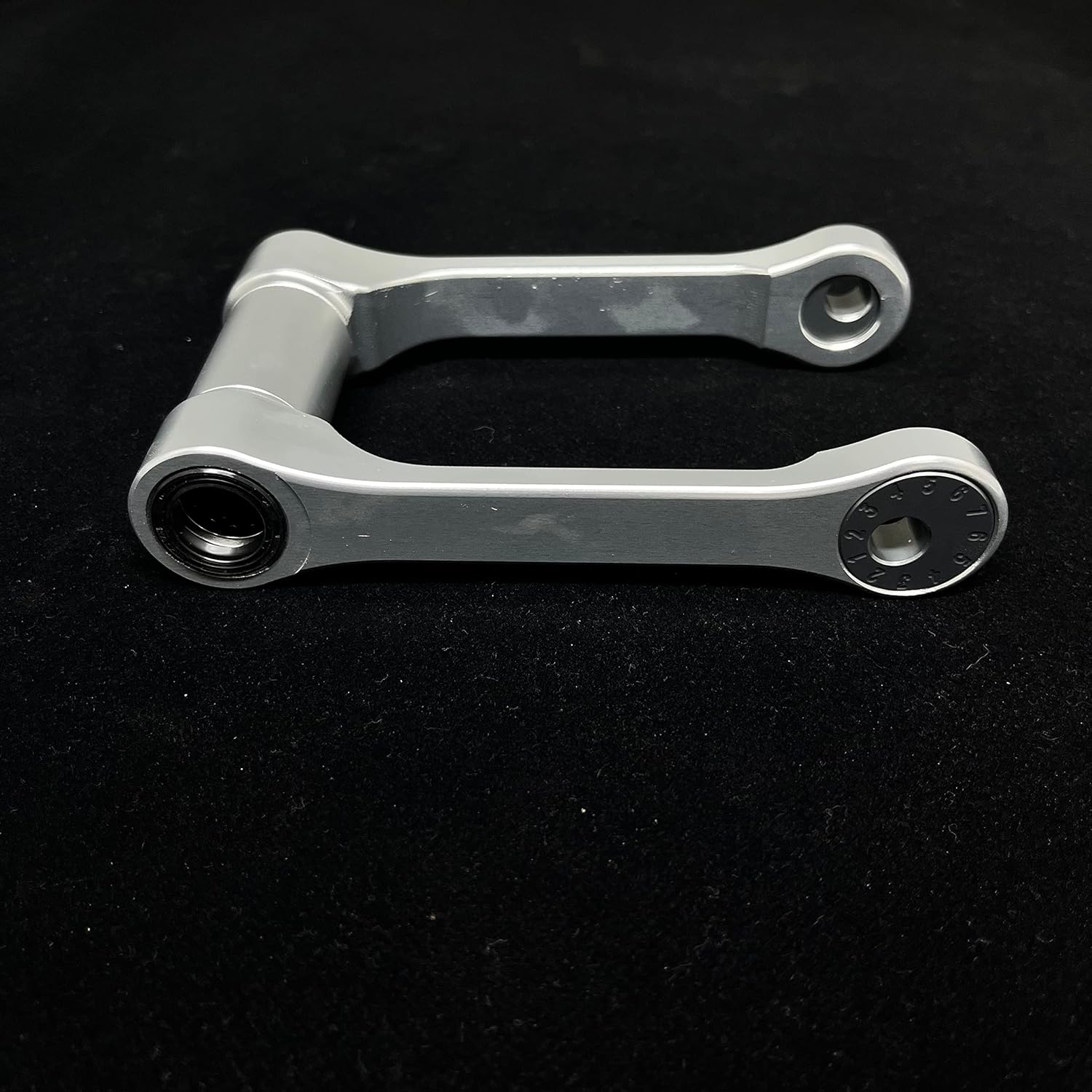 CRF250L Lowering Link Rear Drop Link Adjustable Compatible With CRF 250L 2013-2020 / CRF250L LD 2017-2020 / CRF250RALLY LD 2017-2020 CNC Rear Lowering Suspension Linkage Arm (Silver)