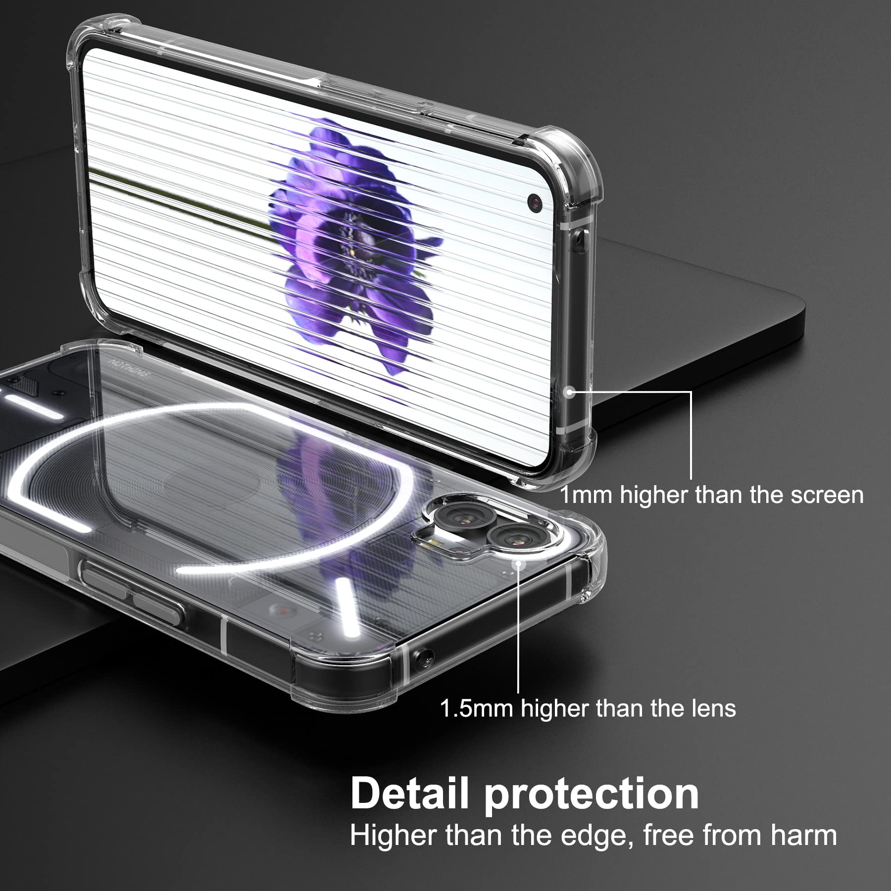 Kristallklare Schutzhülle Für Nothing CMF Phone 1 – Transparente TPU-Hülle Mit Kratzschutz & Extra Stoßdämpfung