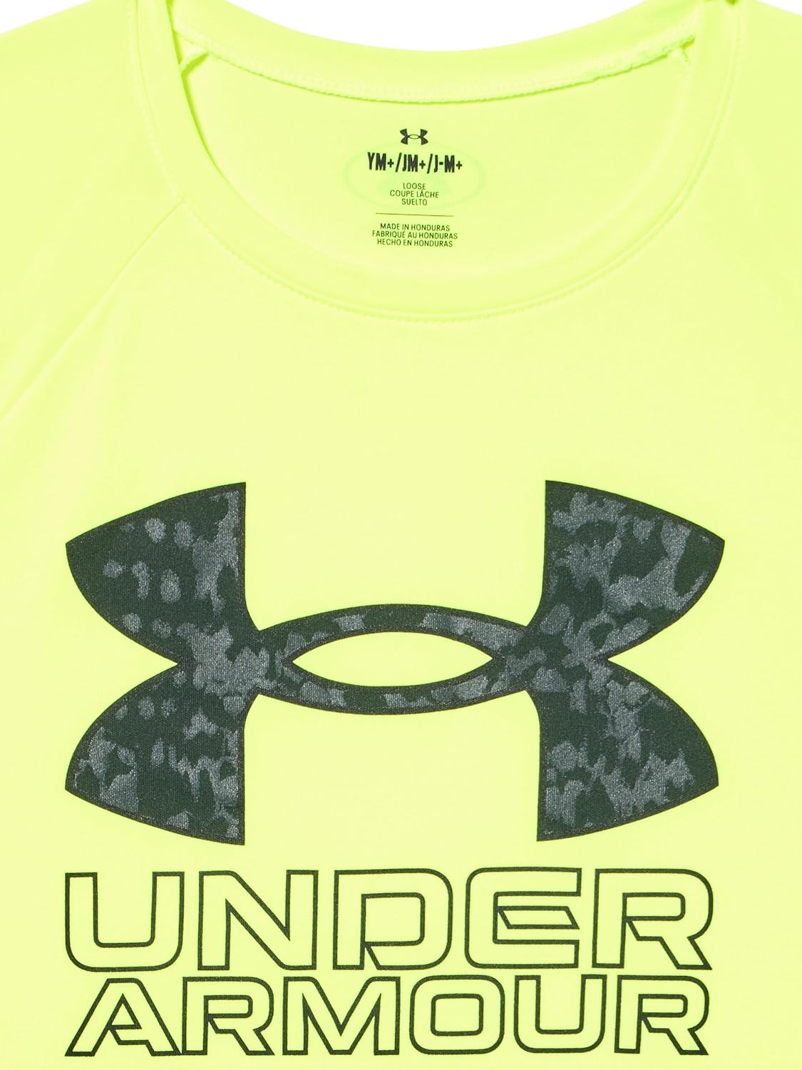 Under Armour Boys' Tech Big Logo Short Sleeve T Shirt Plus