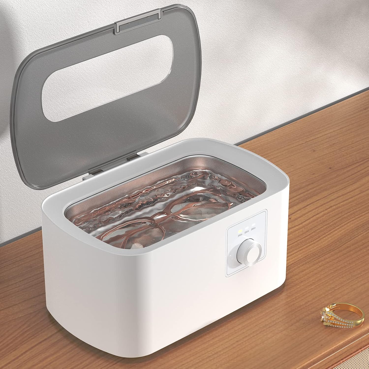 Ultrasonic Jewelry Cleaner, 48KHz Ultrasonic Cleaner Jewelry Machine