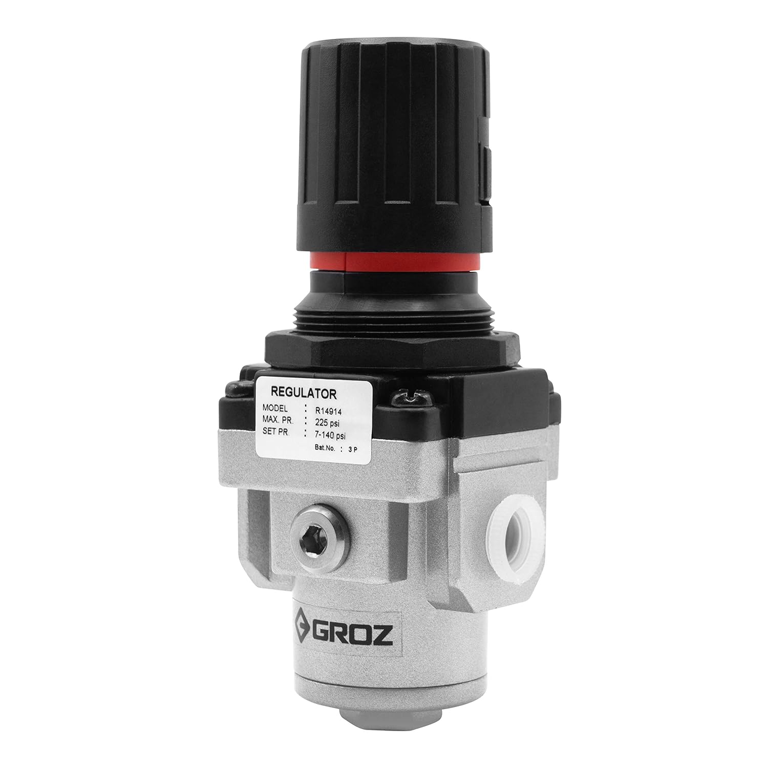 Groz 60052 Air Regulator - Intermediate 1/4" NPT