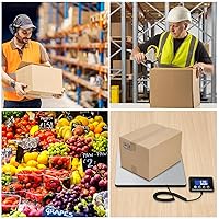 Vista 7 de Báscula de Envío, Báscula Postal Digital de Servicio Pesado de 660 libras para Paquetes, Báscula de Franqueo de Alta Precisión de 0.7 onzas