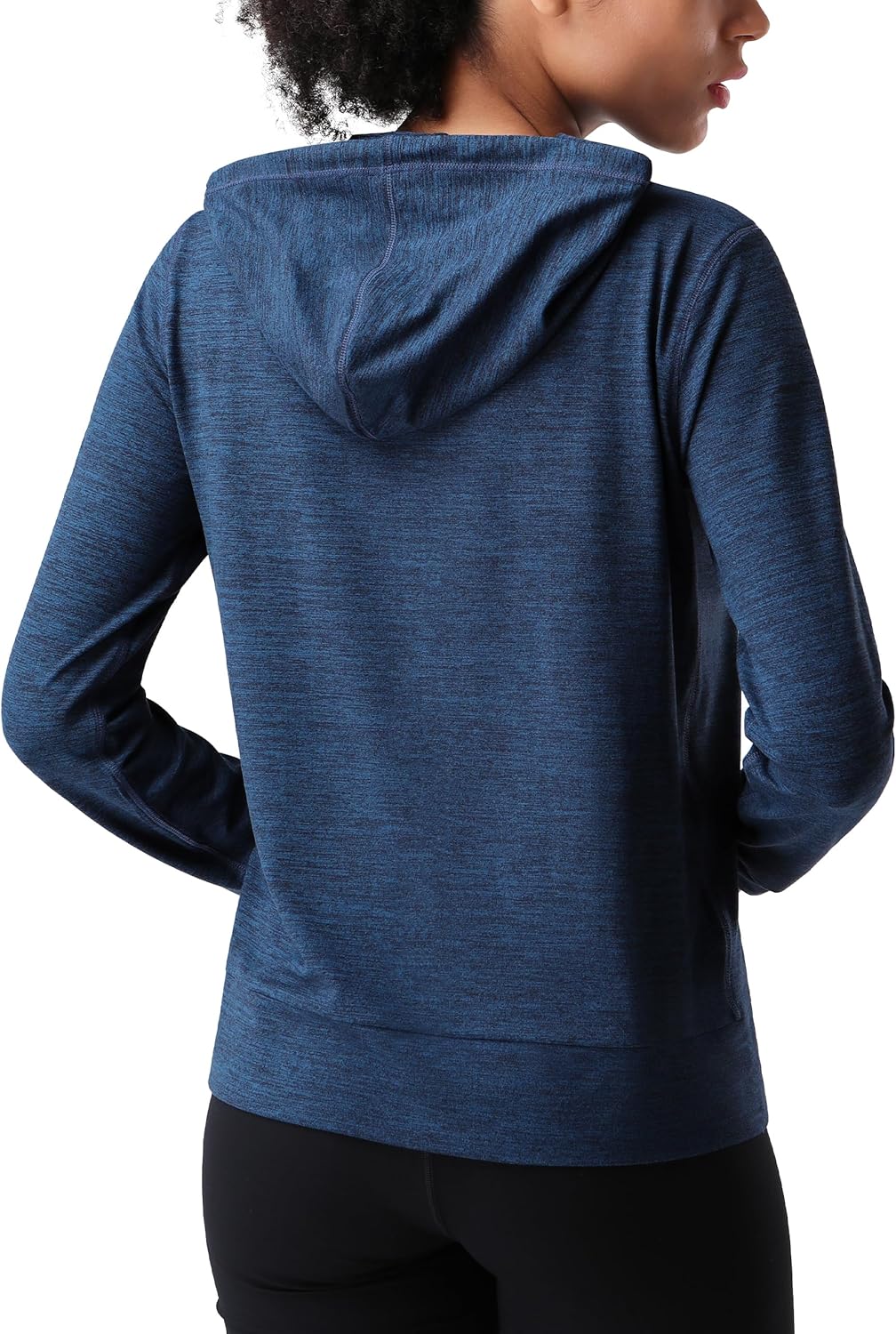 Pioneer Camp Women's Full Zip Up Workout Hoodie Soft Lightweight Hooded Sweatshirts Sweat Jacket Athletic Gym Yoga Casual - Image 2