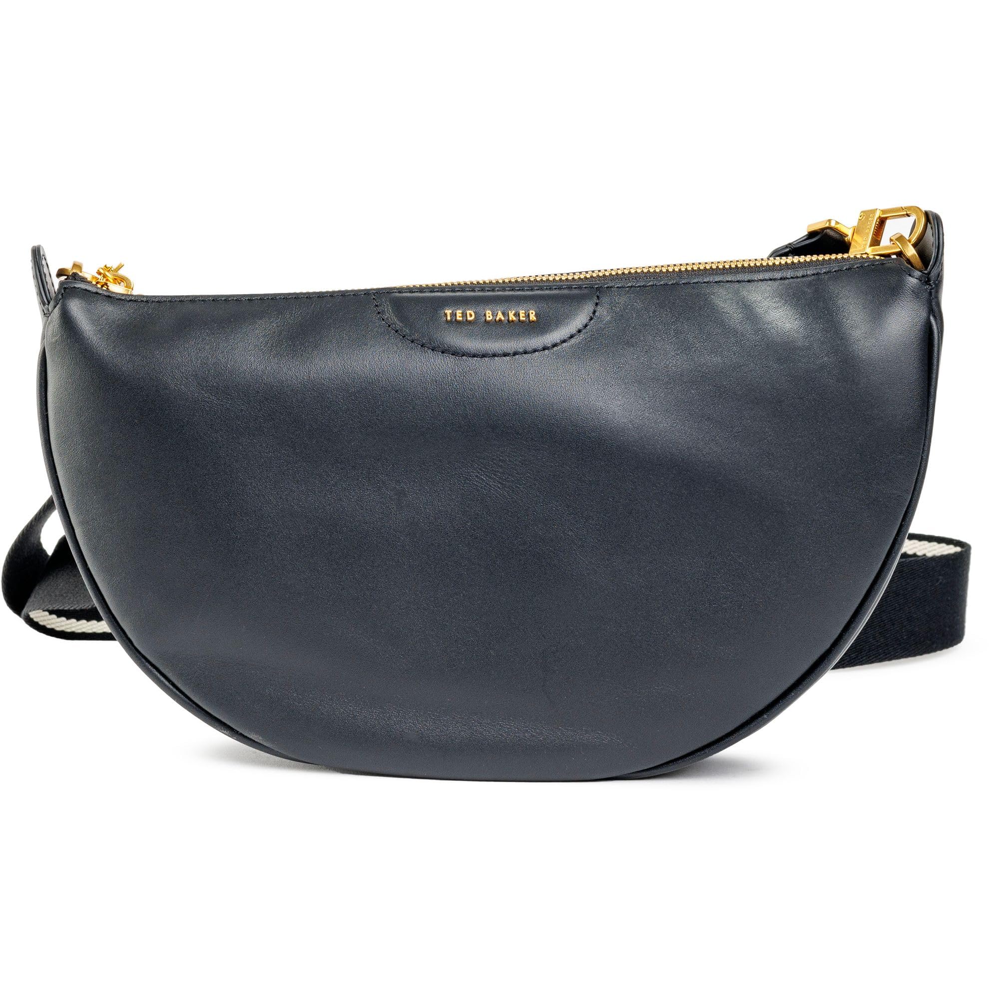 Ted BakerEssina Webbing Half Moon Cross Body Bag, Black