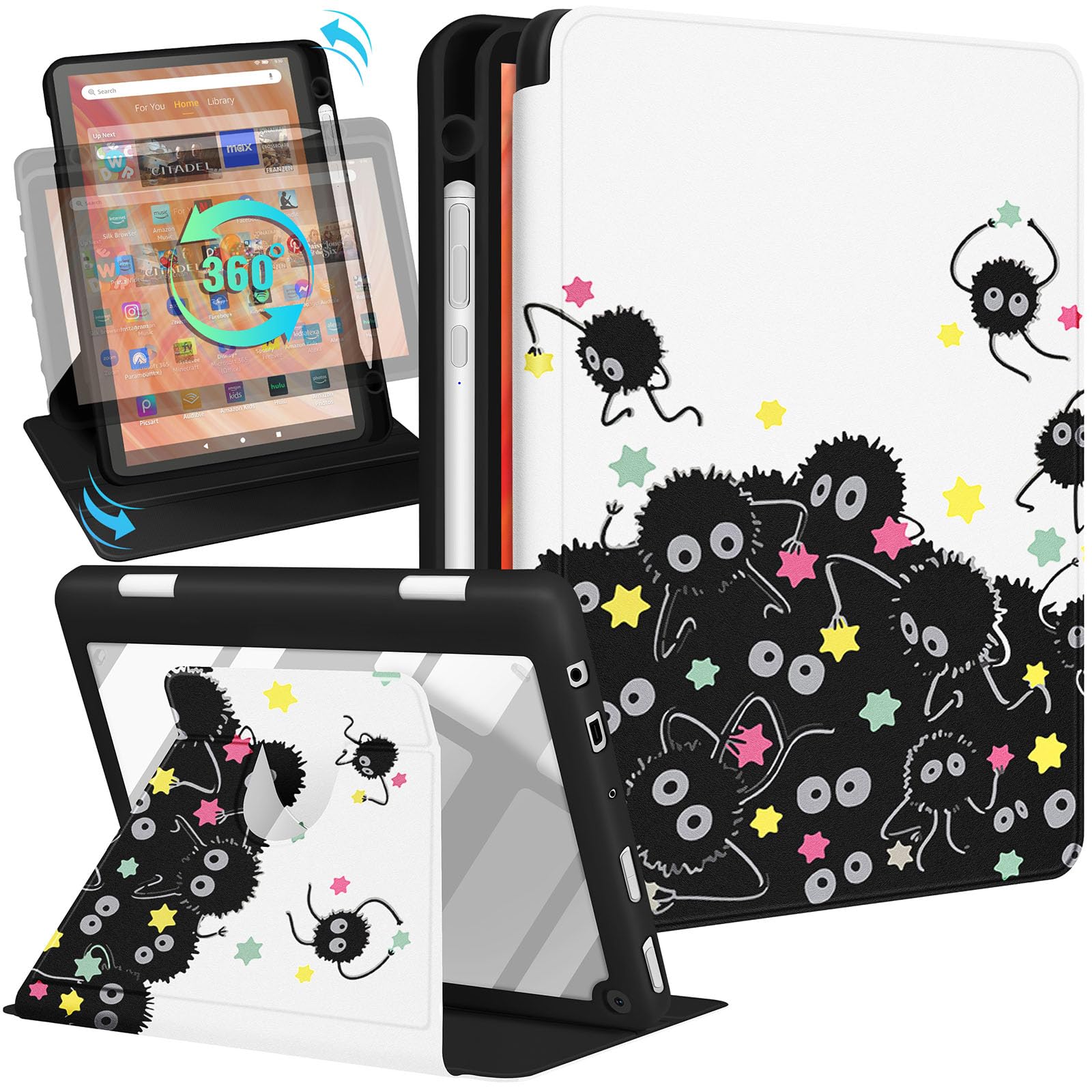 Amazon.com: Kidcube for Kindle Fire HD 10/10 Plus Tablet Case