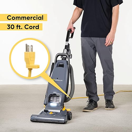 Miniatura 2 de Prolux Phantom Pro - Aspiradora vertical comercial  Filtración HEPA, embolsada, alta succión, limpieza profunda, ligera con herramientas integradas