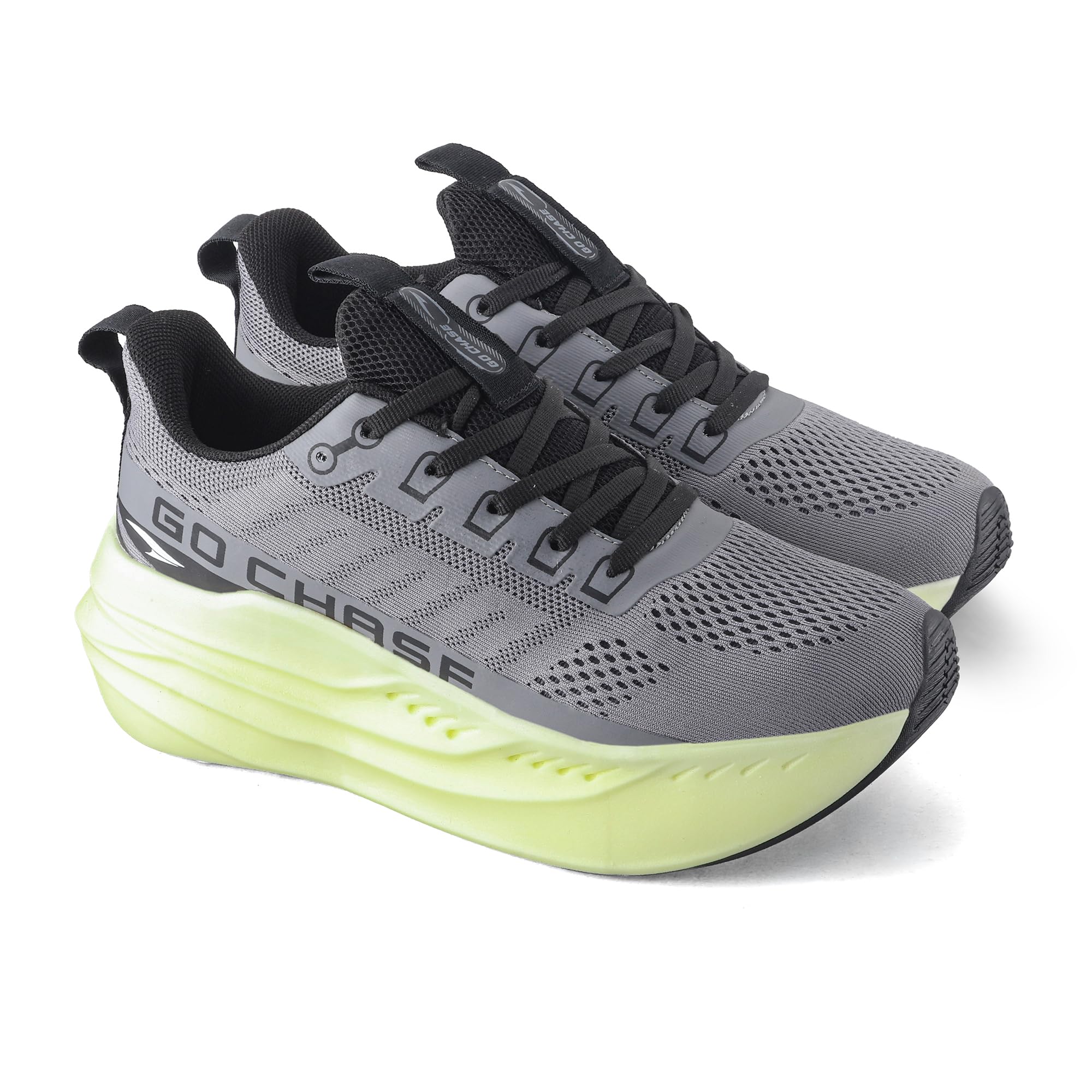 ASIAN Aerofoam-01 Men's Running Shoes Gray DARK GREY BLACK - Image 1