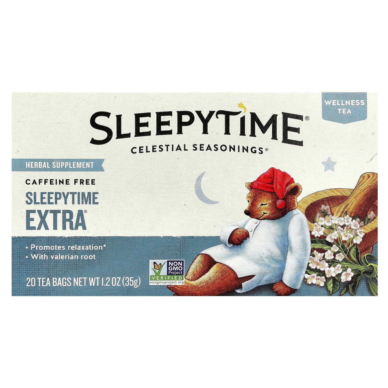 Celestial SeasoningsHerbal Tea, Sleepytime Extra, 20 Count
