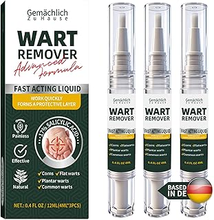 Wart Remover Maximum Strength Liquid with NDC 17% Salicylic Acid, OTC Wart Remover for