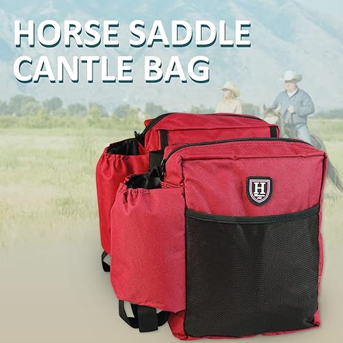 Miniatura 2 de Harrison Howard Bolsa de sillín ecuestre occidental para caballos