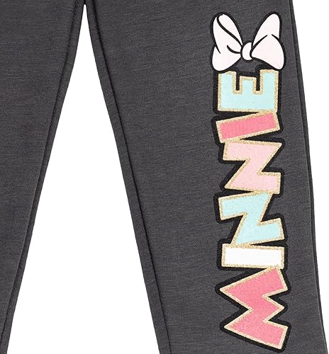 Miniatura 6 de Disney Minnie Mouse - Conjunto de sudadera y pantalones de forro polar, tallas de recién nacido a niño grande (recién nacido - 14-16)
