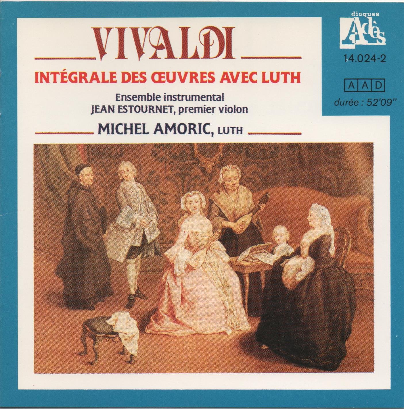 Vivaldi: Complete Works with Lute [Audio CD] Michel Amoric; Jean-Philippe Vasseur; Antonio Vivaldi and Jean Estournet