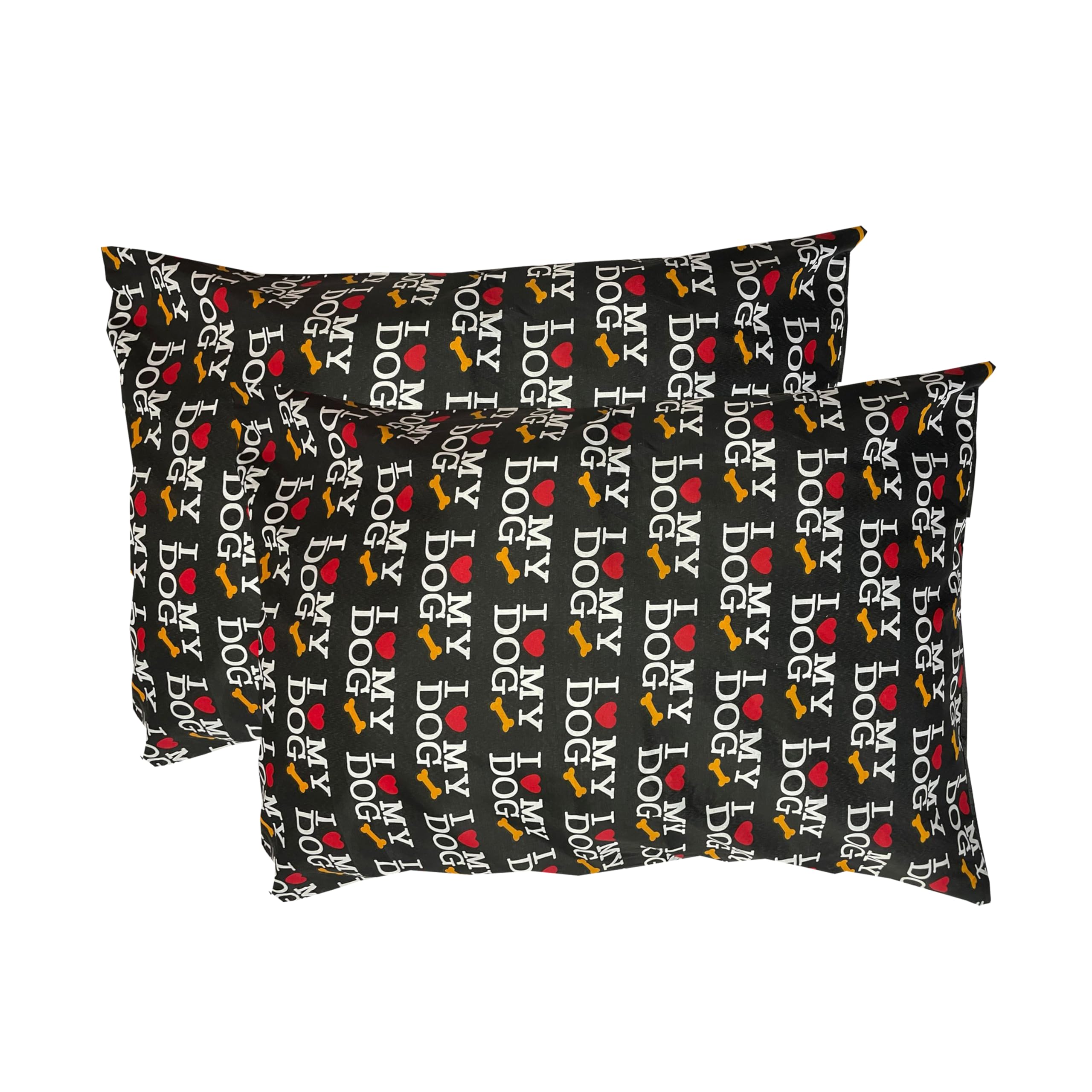 HOMELY IDEAS Large Dog Bed Cushion – Soft & Washable Inner Cushion with Printed Zipper Cover – Durable & Comfortable Pet Bed for Medium & Large Dogs & Cats