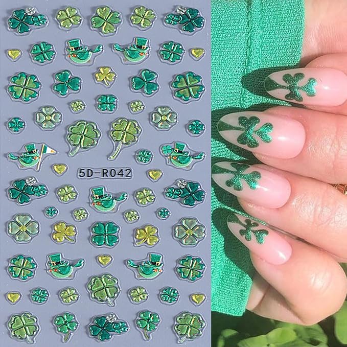 🍀 Lucky St. Patrick's Day Nails! ☘️
