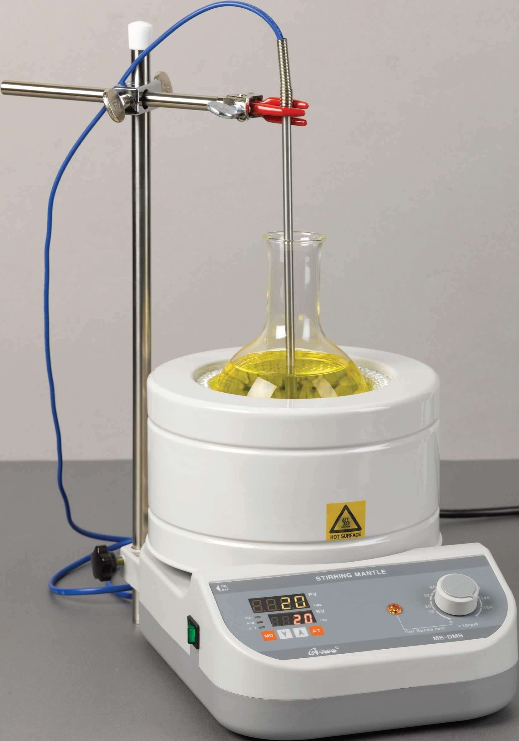Mtops DMS633 PID Controlled Stirring Heating Mantle,110V, 500ml, Round Bottom Flask