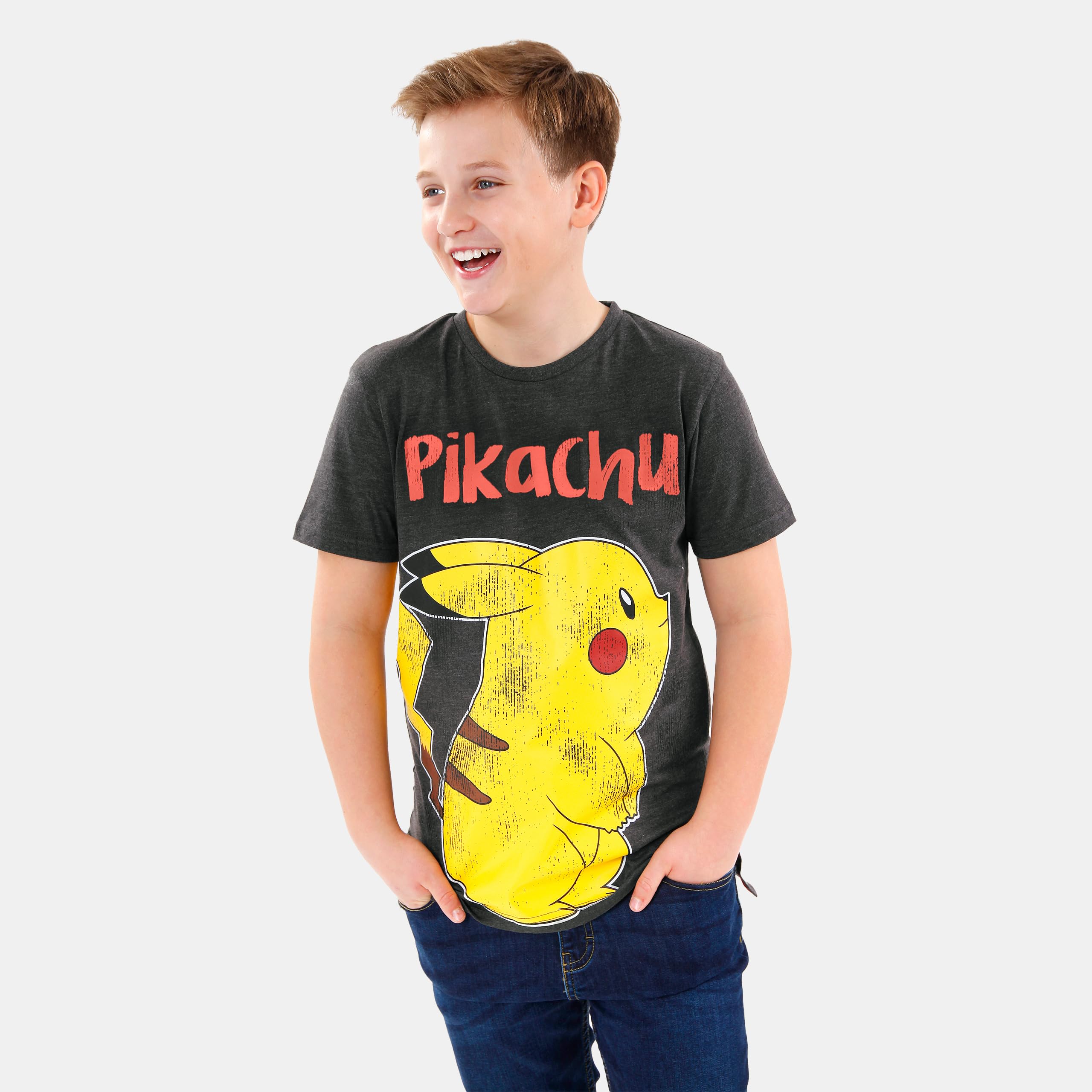 Pokémon - Camiseta para niño Pikachu