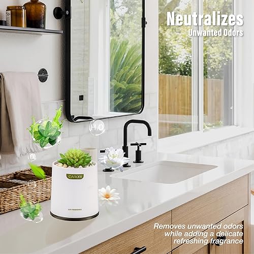 Miniatura 6 de Ambientador de baño, ambientador de gel suculento, fragancia decorativa creativa para el hogar y el escritorio de la oficina, perfumado fresco