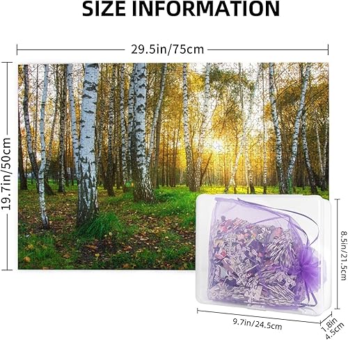 Miniatura 5 de ZHANBOX Rompecabezas de 1000 piezas diseño de ciervos de animales silvestres para niños adolescentes familias grandes juguetes de regalo