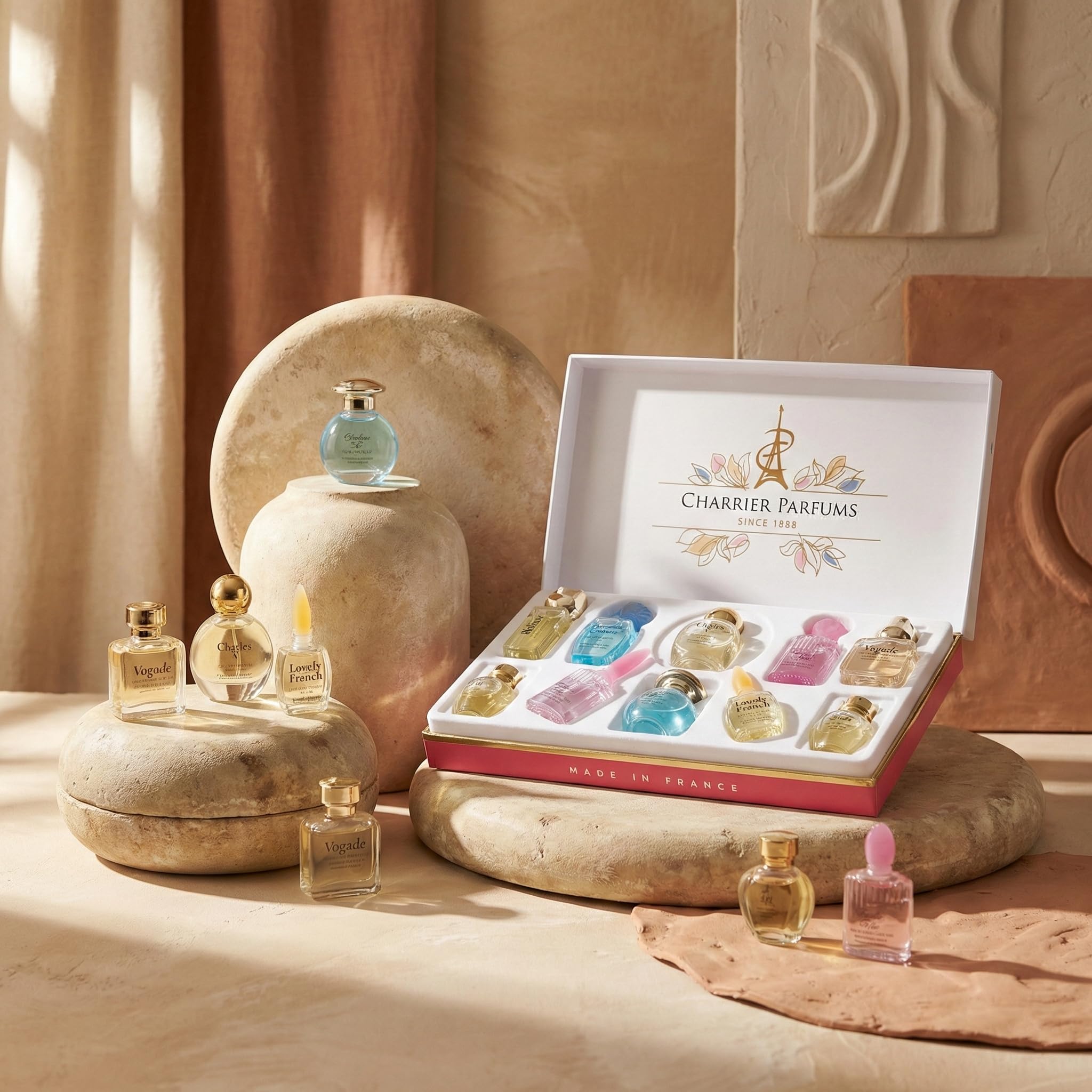 Charrier Parfums Collection Précieuse 10 Eaux de Parfum Miniatures Total 58,8 ml