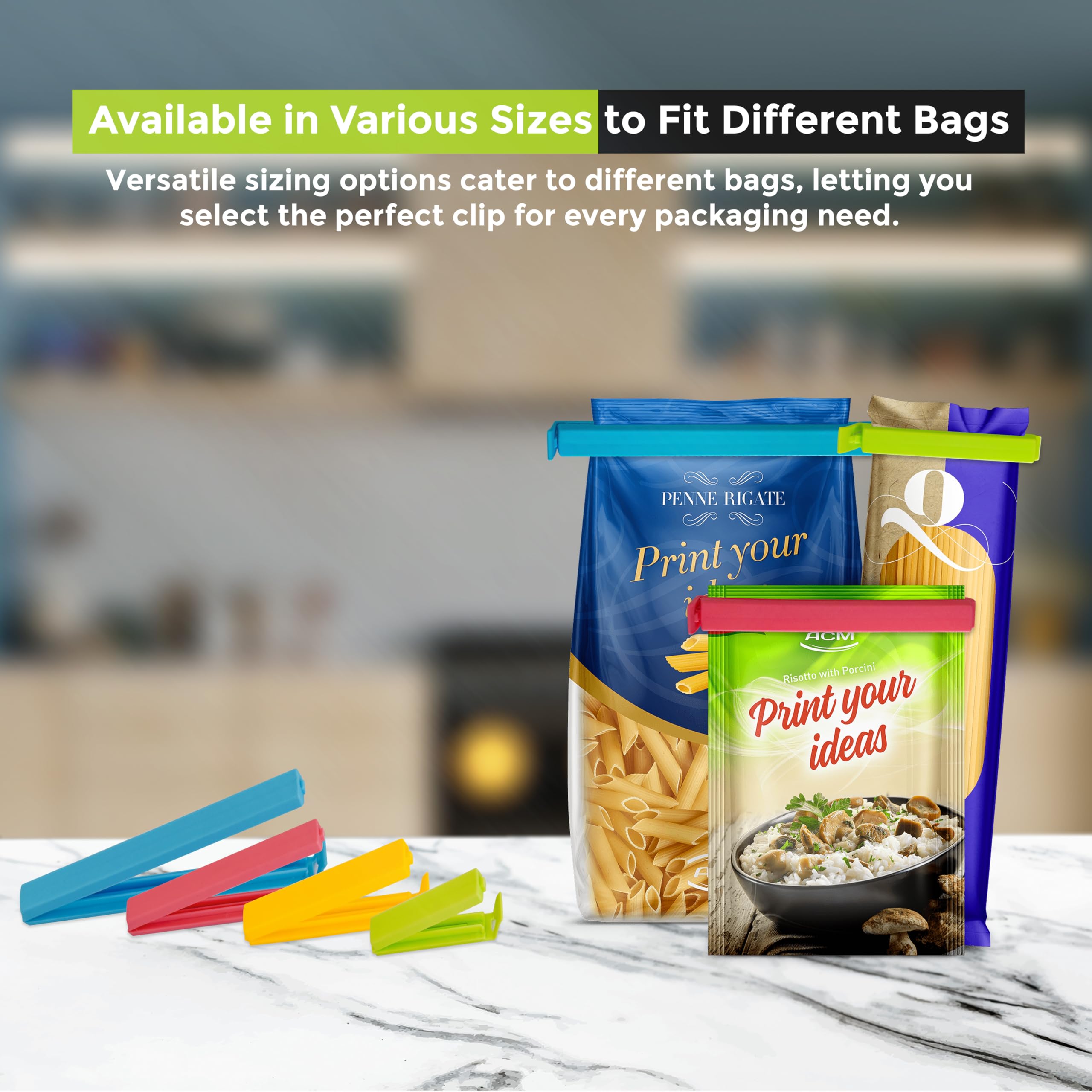 Lot De 9 Pinces à Sacs Alimentaires Pour Le Stockage Des