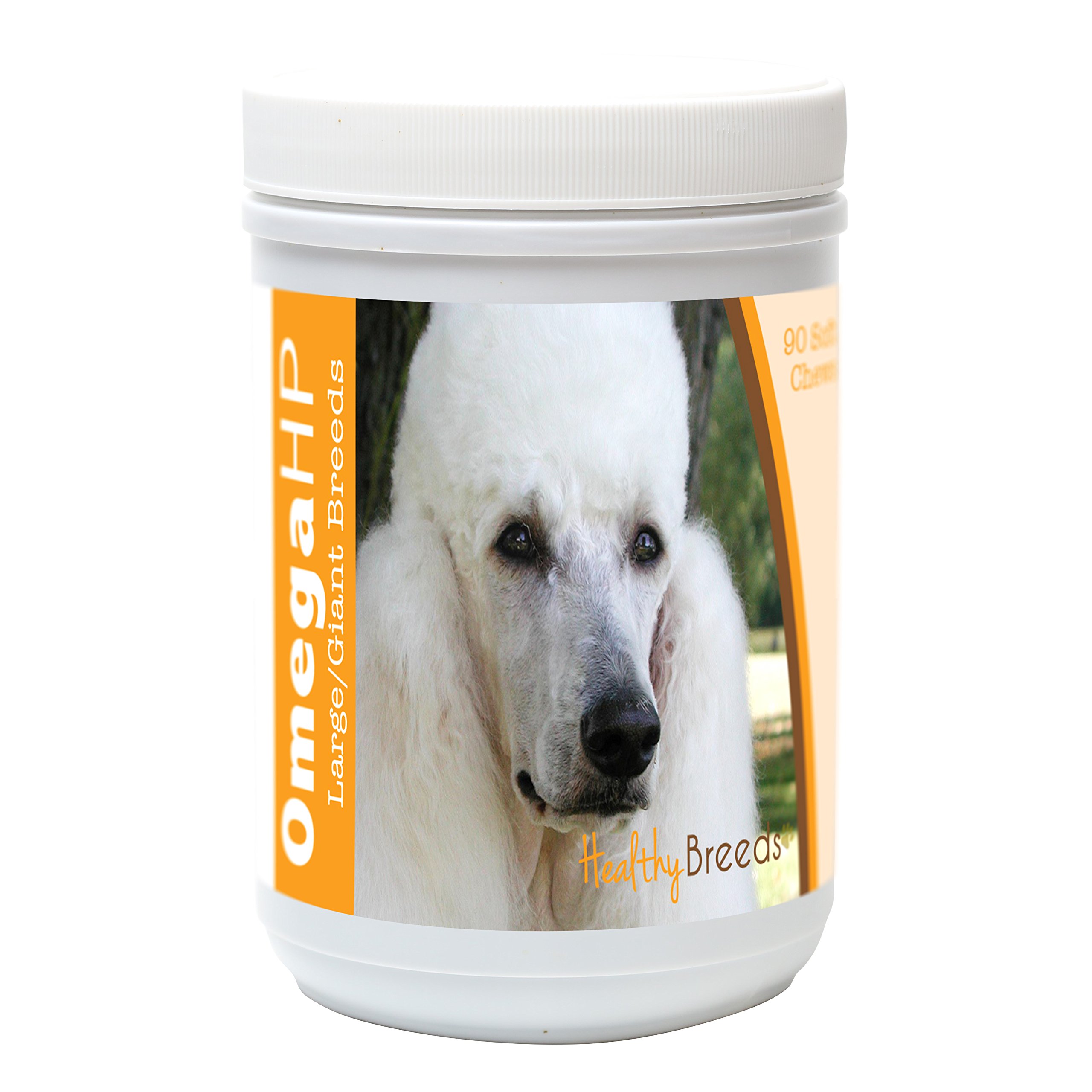 Healthy Breeds Poodle Omega HP Fatty Acid Skin and Coat Support Soft Chews 90 Count