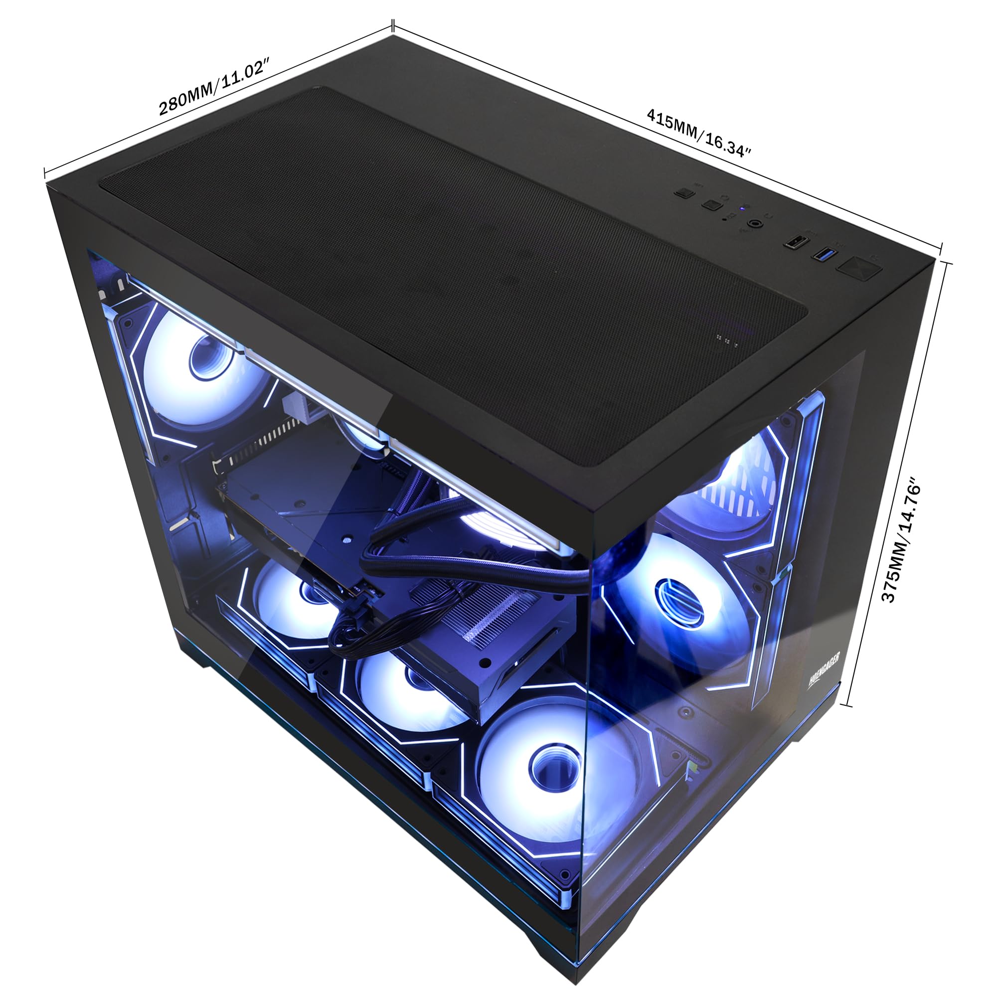 Amazon.com: HOENGAGER Gaming Desktop PC, AI Ready Prebuilt