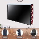 Star Weaves Led tv Cover for Samsung 108 cm (43 inches) Crystal 4K Pro Series Ultra HD Smart LED TV UA43AUE70AKLXL (Black) (2021 Model) KUM88 gallery image