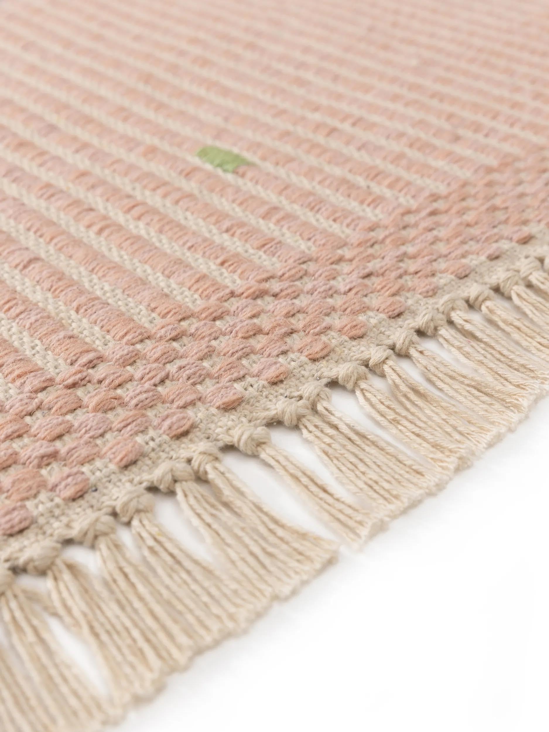 benuta lytte Bruno - Tappeto rettangolare per bambini, in cotone, facile da pulire, 90 x 130 cm, colore: Rosa