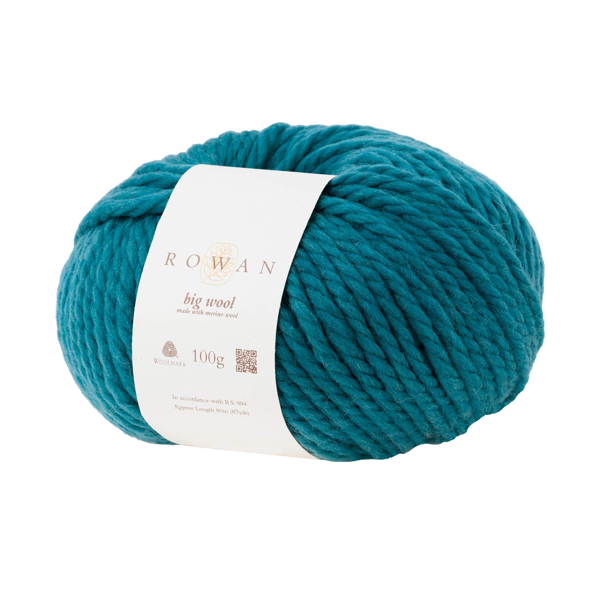 Rowan Big Wool Vert 100% Wool Yarn - 100g