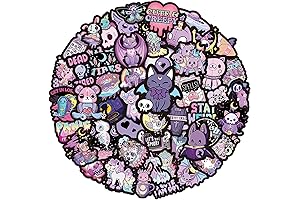 Gothic Stickers for Kids: 50PCS Waterproof Vinyl Stickers for Teen Girls