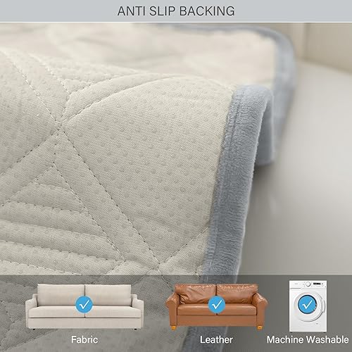 Miniatura 4 de Deep Dream - Fundas para sofá modular de terciopelo, fundas de terciopelo para sofá modular, protector para muebles, fundas de sofá antideslizantes