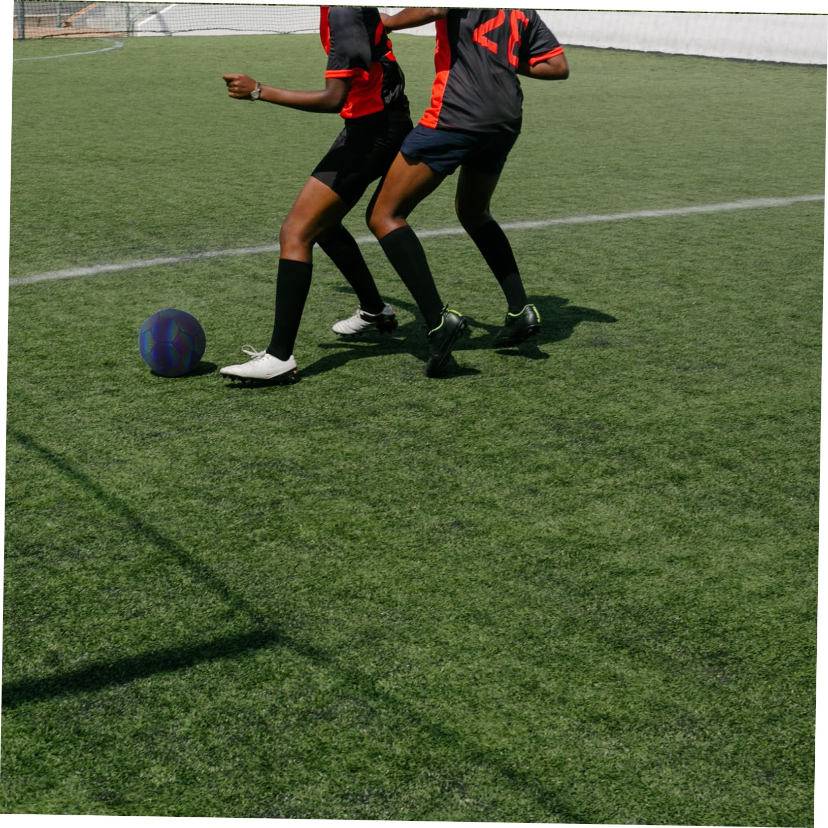 Happyyami Pallone da Calcio Riflettente Olografico, Allenamento e Partite